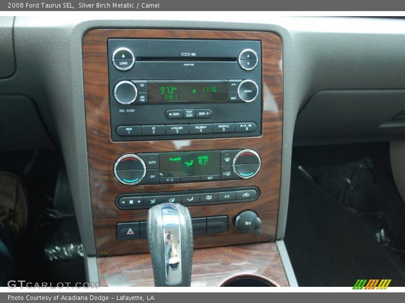 Silver Birch Metallic / Camel 2008 Ford Taurus SEL