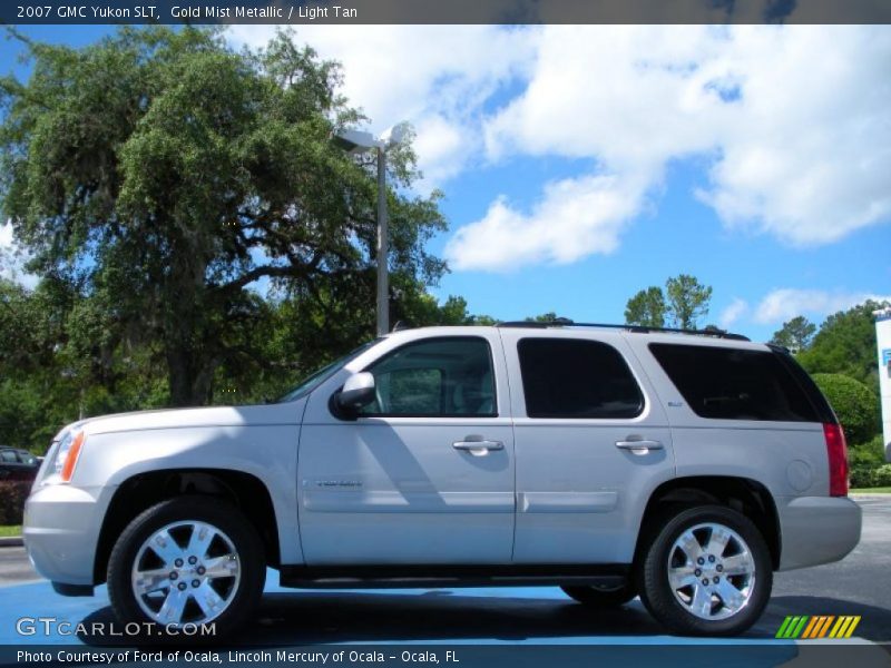 Gold Mist Metallic / Light Tan 2007 GMC Yukon SLT