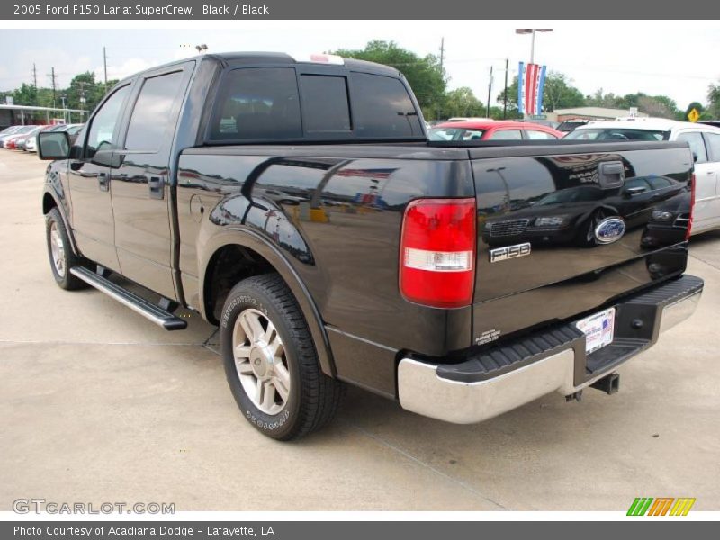 Black / Black 2005 Ford F150 Lariat SuperCrew