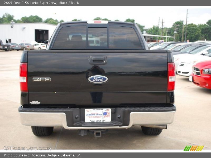 Black / Black 2005 Ford F150 Lariat SuperCrew