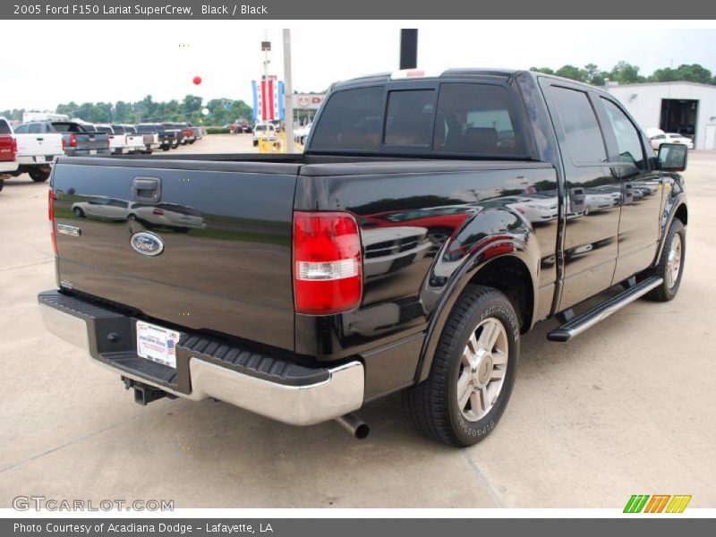 Black / Black 2005 Ford F150 Lariat SuperCrew
