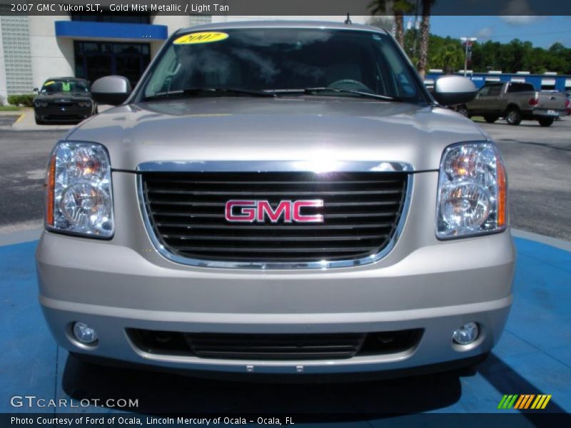 Gold Mist Metallic / Light Tan 2007 GMC Yukon SLT