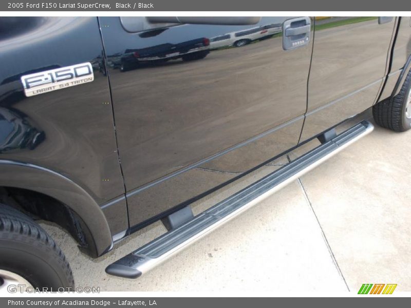 Black / Black 2005 Ford F150 Lariat SuperCrew