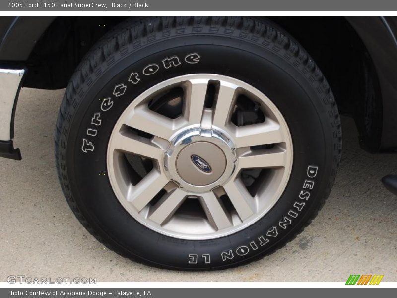 Black / Black 2005 Ford F150 Lariat SuperCrew