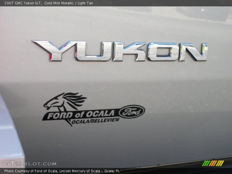 Gold Mist Metallic / Light Tan 2007 GMC Yukon SLT