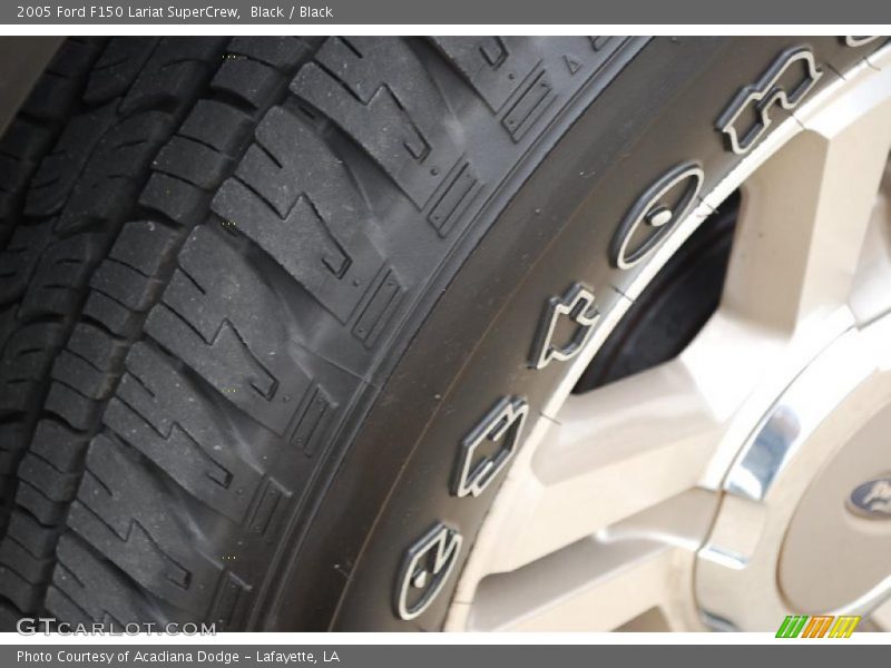 Black / Black 2005 Ford F150 Lariat SuperCrew
