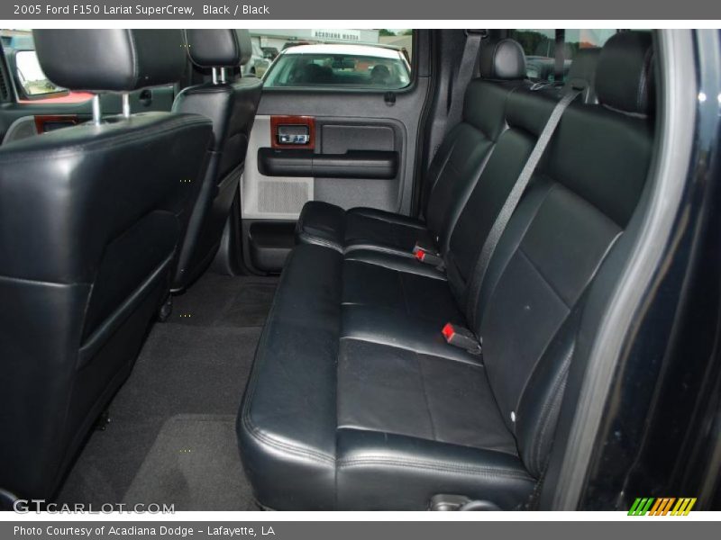 Black / Black 2005 Ford F150 Lariat SuperCrew