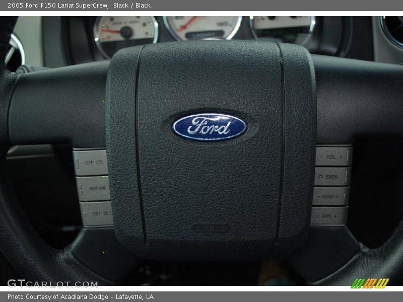 Black / Black 2005 Ford F150 Lariat SuperCrew
