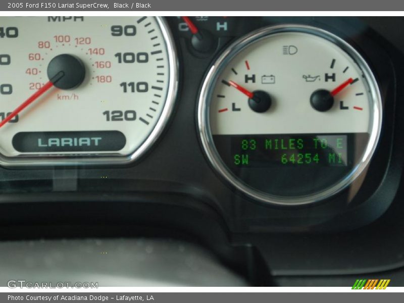 Black / Black 2005 Ford F150 Lariat SuperCrew