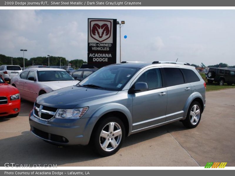 Silver Steel Metallic / Dark Slate Gray/Light Graystone 2009 Dodge Journey R/T