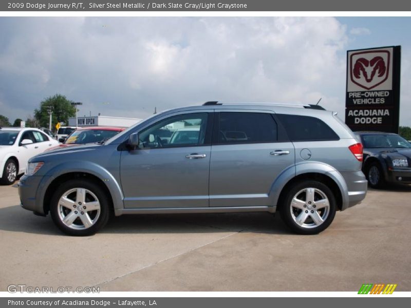 Silver Steel Metallic / Dark Slate Gray/Light Graystone 2009 Dodge Journey R/T