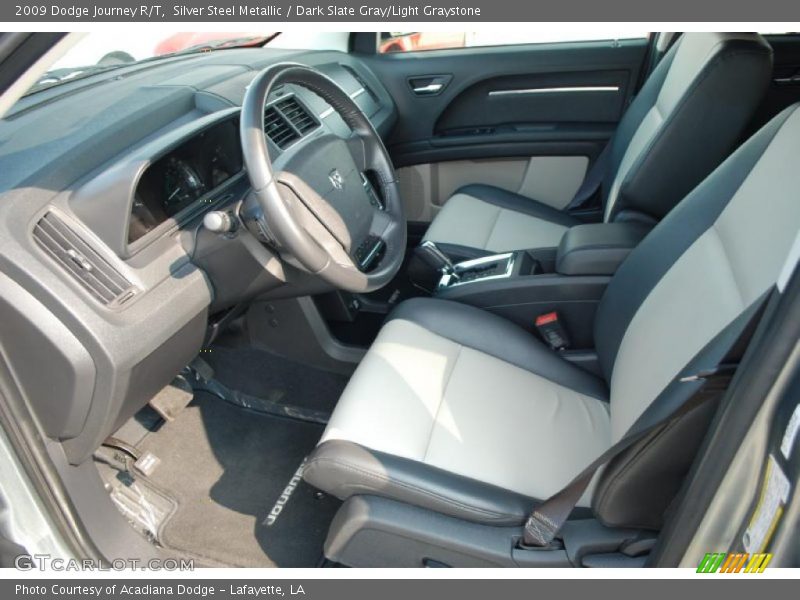 Silver Steel Metallic / Dark Slate Gray/Light Graystone 2009 Dodge Journey R/T
