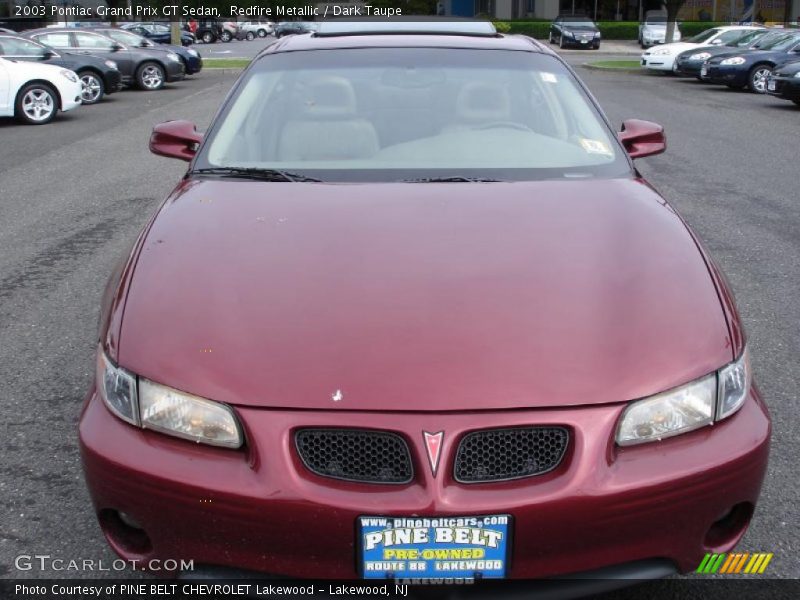 Redfire Metallic / Dark Taupe 2003 Pontiac Grand Prix GT Sedan