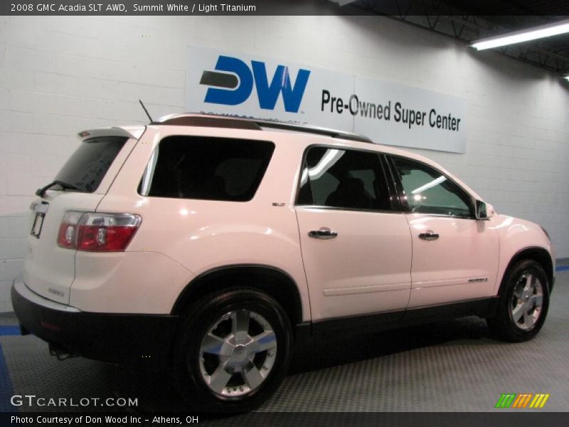 Summit White / Light Titanium 2008 GMC Acadia SLT AWD
