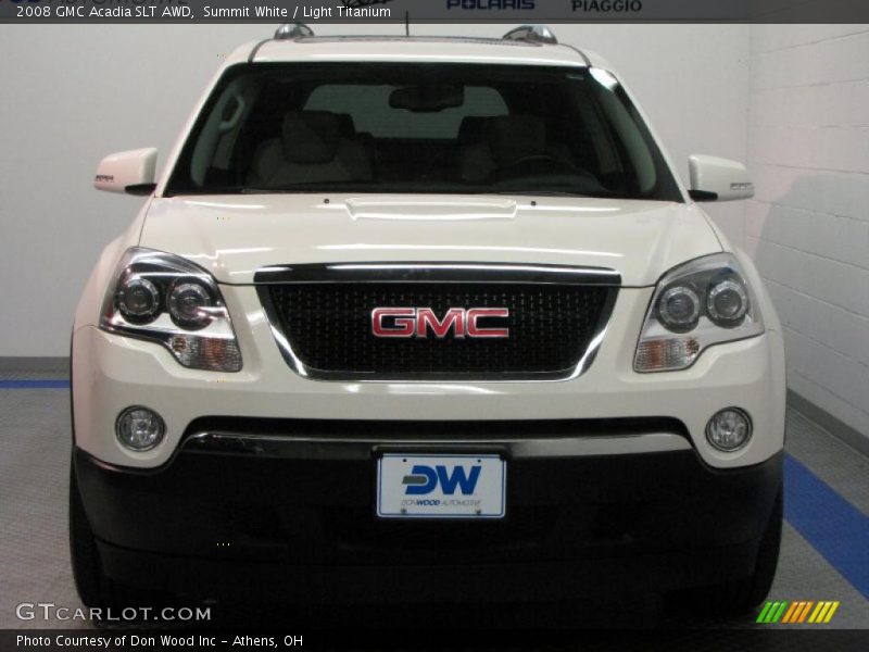 Summit White / Light Titanium 2008 GMC Acadia SLT AWD