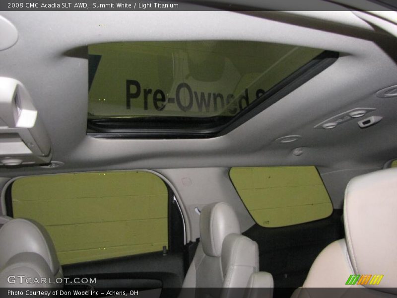 Summit White / Light Titanium 2008 GMC Acadia SLT AWD