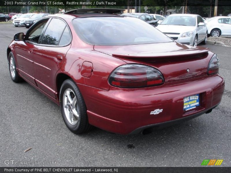 Redfire Metallic / Dark Taupe 2003 Pontiac Grand Prix GT Sedan
