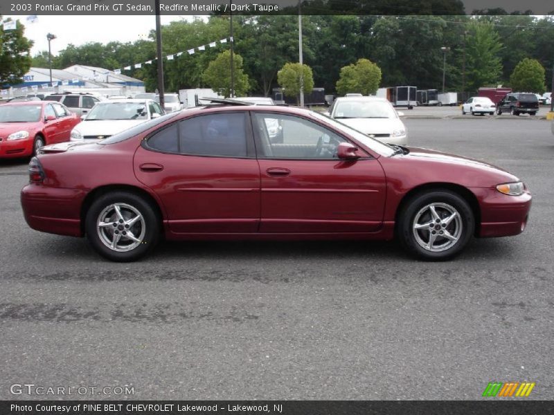 Redfire Metallic / Dark Taupe 2003 Pontiac Grand Prix GT Sedan
