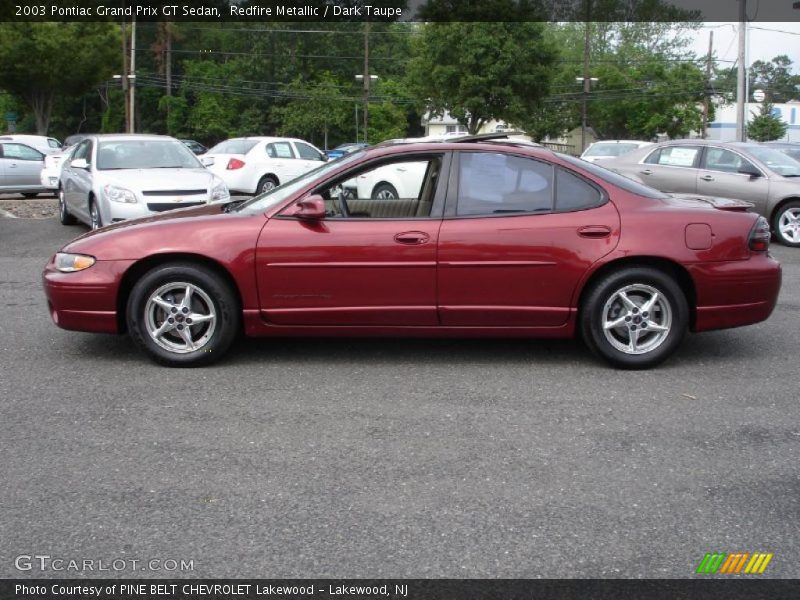 Redfire Metallic / Dark Taupe 2003 Pontiac Grand Prix GT Sedan