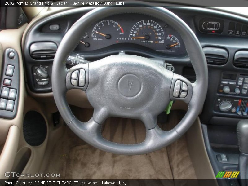 Redfire Metallic / Dark Taupe 2003 Pontiac Grand Prix GT Sedan