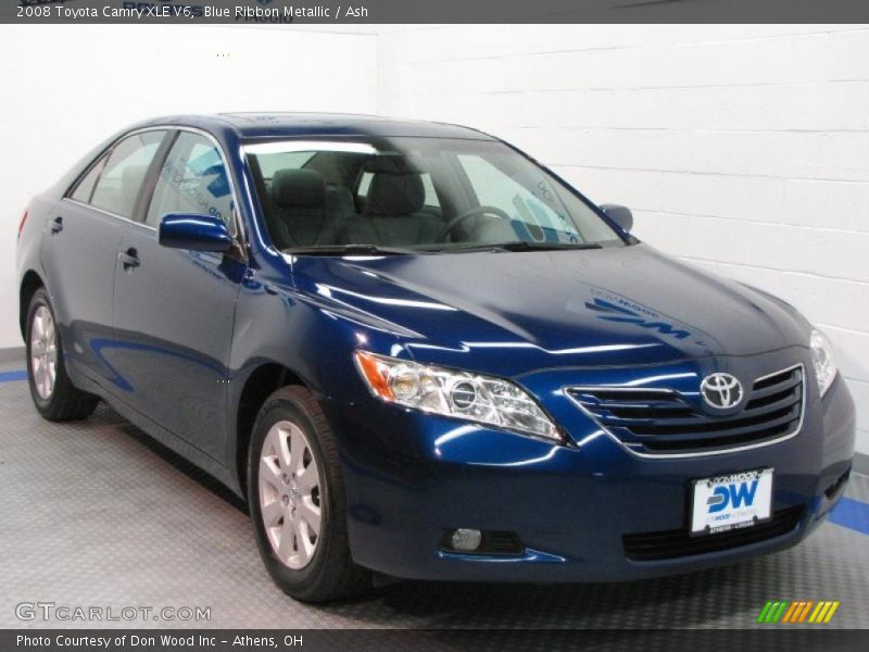 Blue Ribbon Metallic / Ash 2008 Toyota Camry XLE V6