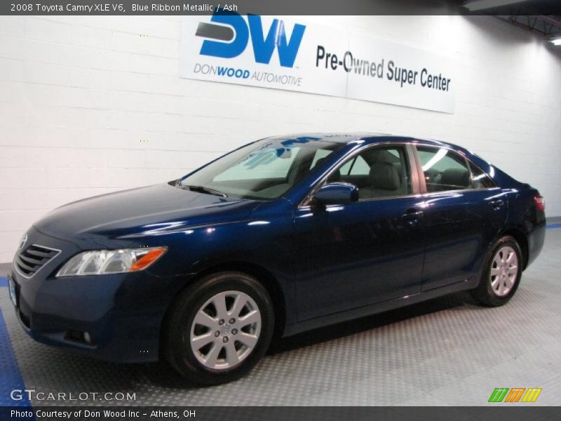 Blue Ribbon Metallic / Ash 2008 Toyota Camry XLE V6