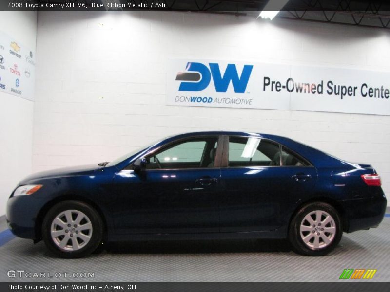 Blue Ribbon Metallic / Ash 2008 Toyota Camry XLE V6