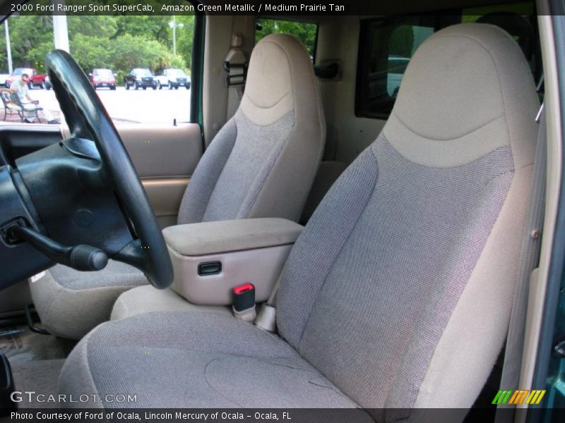 Amazon Green Metallic / Medium Prairie Tan 2000 Ford Ranger Sport SuperCab