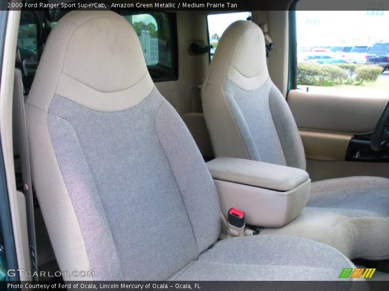 Amazon Green Metallic / Medium Prairie Tan 2000 Ford Ranger Sport SuperCab