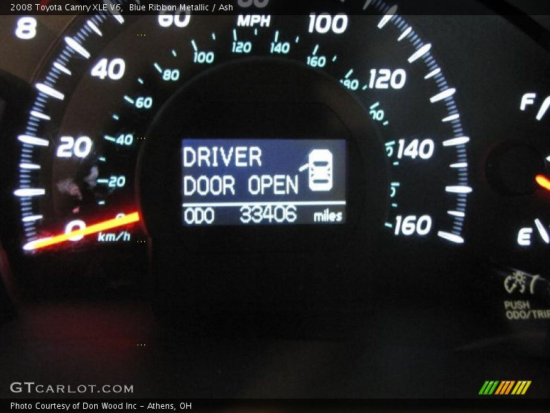 Blue Ribbon Metallic / Ash 2008 Toyota Camry XLE V6