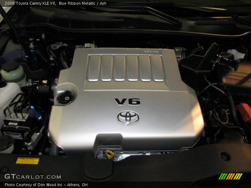 Blue Ribbon Metallic / Ash 2008 Toyota Camry XLE V6