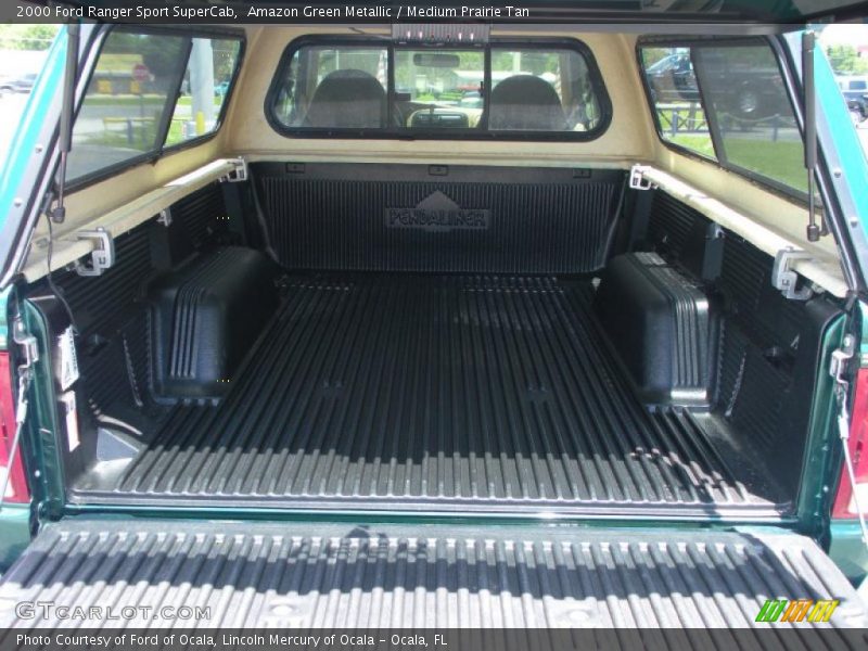 Amazon Green Metallic / Medium Prairie Tan 2000 Ford Ranger Sport SuperCab