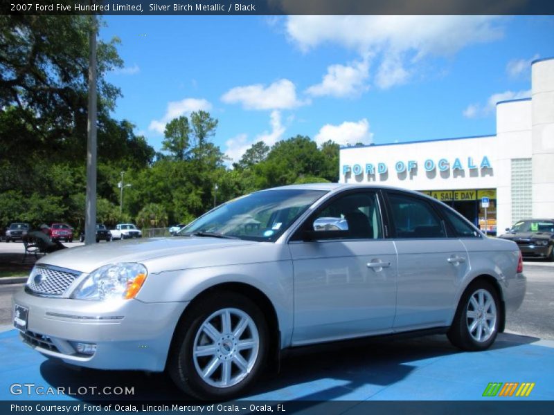 Silver Birch Metallic / Black 2007 Ford Five Hundred Limited