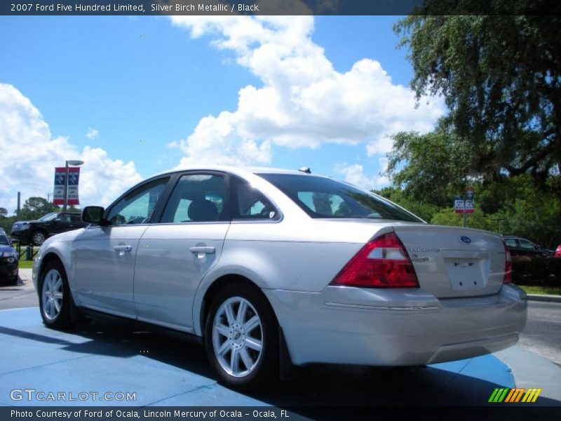 Silver Birch Metallic / Black 2007 Ford Five Hundred Limited