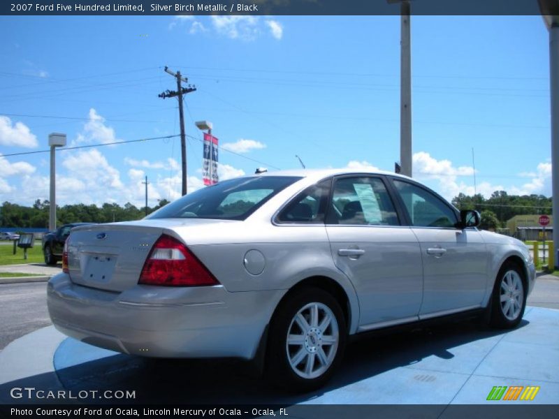 Silver Birch Metallic / Black 2007 Ford Five Hundred Limited