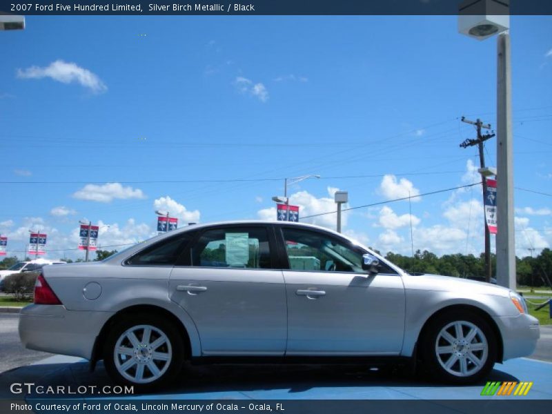 Silver Birch Metallic / Black 2007 Ford Five Hundred Limited