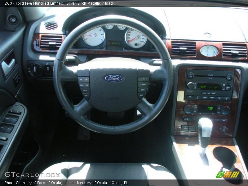 Silver Birch Metallic / Black 2007 Ford Five Hundred Limited