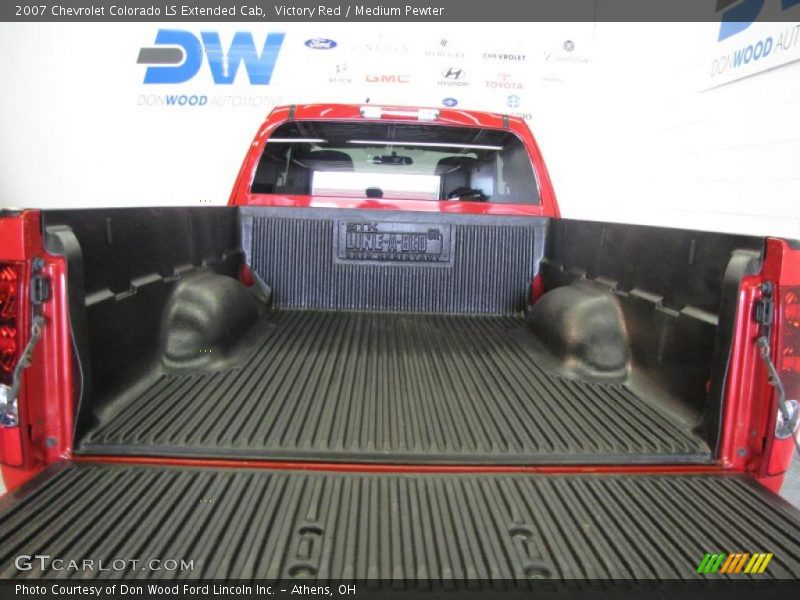 Victory Red / Medium Pewter 2007 Chevrolet Colorado LS Extended Cab