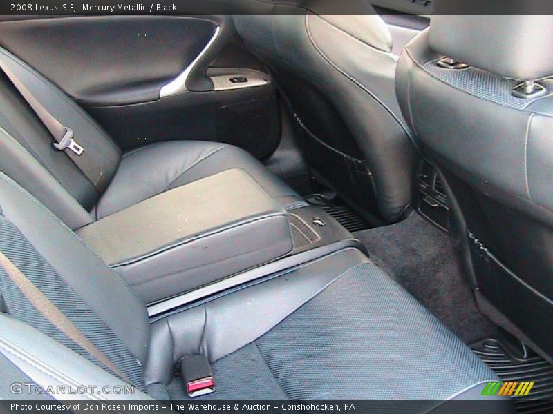 Mercury Metallic / Black 2008 Lexus IS F