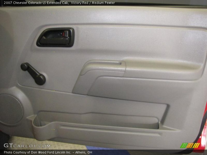 Victory Red / Medium Pewter 2007 Chevrolet Colorado LS Extended Cab