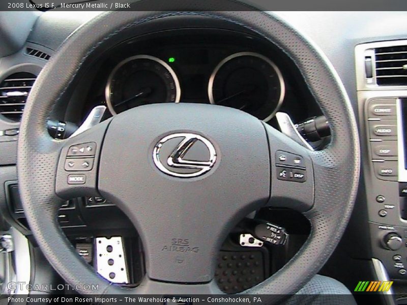 Mercury Metallic / Black 2008 Lexus IS F