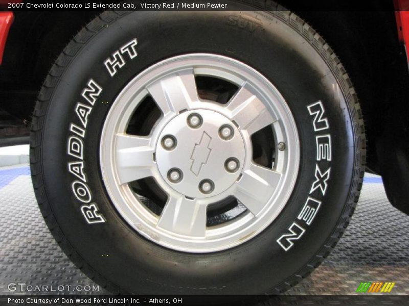 Victory Red / Medium Pewter 2007 Chevrolet Colorado LS Extended Cab