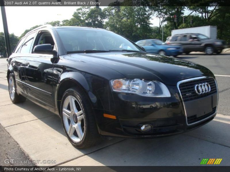 Brilliant Black / Ebony 2007 Audi A4 2.0T quattro Avant