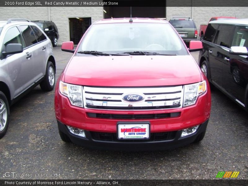 Red Candy Metallic / Medium Light Stone 2010 Ford Edge SEL
