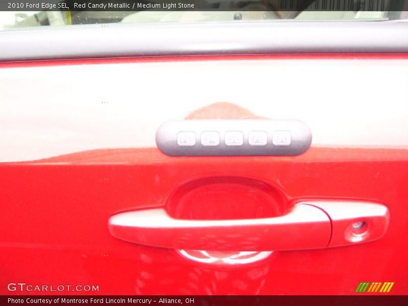 Red Candy Metallic / Medium Light Stone 2010 Ford Edge SEL