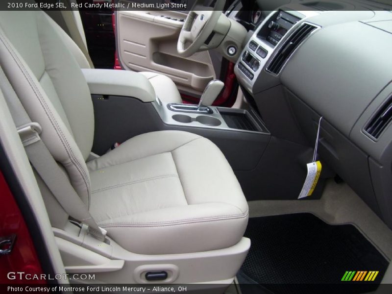 Red Candy Metallic / Medium Light Stone 2010 Ford Edge SEL
