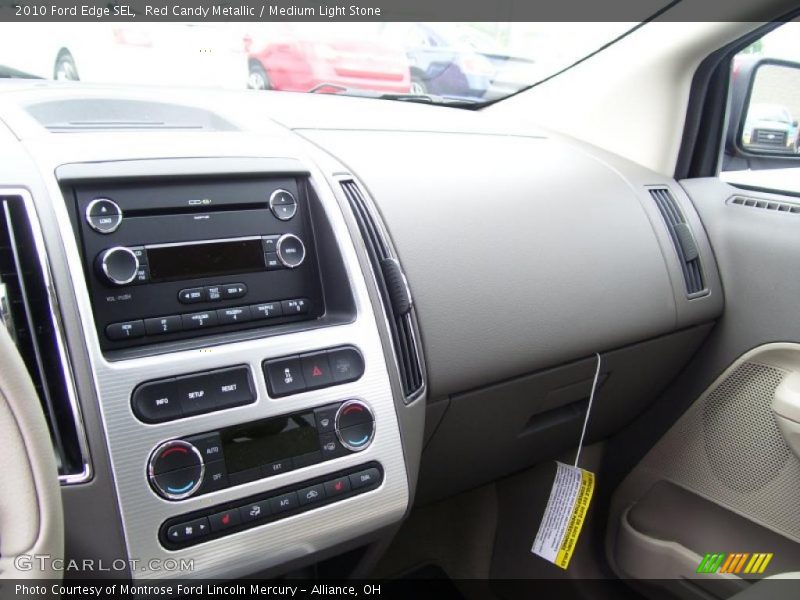 Red Candy Metallic / Medium Light Stone 2010 Ford Edge SEL