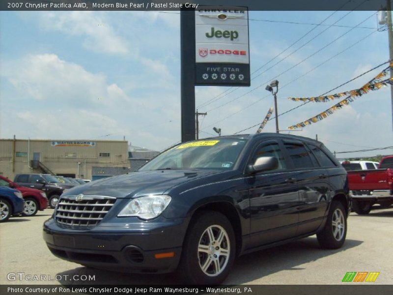 Modern Blue Pearl / Pastel Slate Gray 2007 Chrysler Pacifica AWD