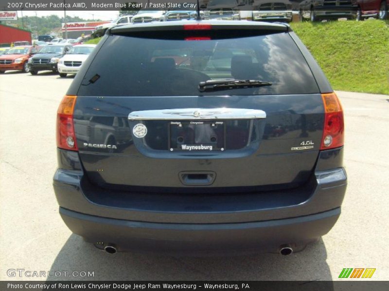 Modern Blue Pearl / Pastel Slate Gray 2007 Chrysler Pacifica AWD