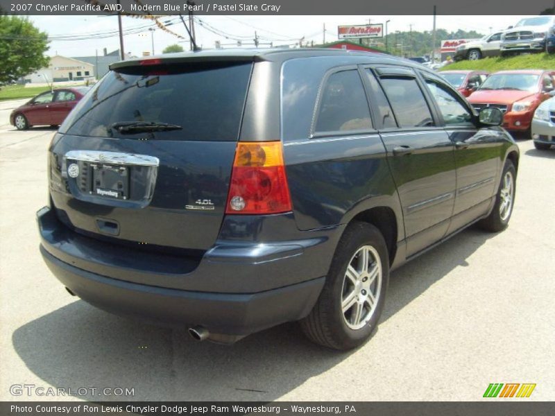 Modern Blue Pearl / Pastel Slate Gray 2007 Chrysler Pacifica AWD